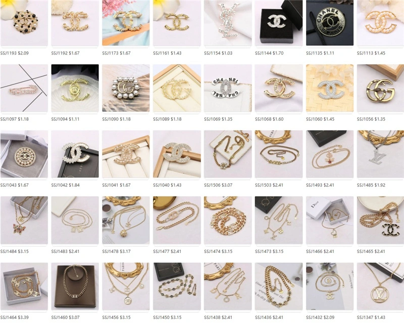 New Luxury Fashion Designer Premium Style Gold Letter Earrings Earrings Jewelry for Women