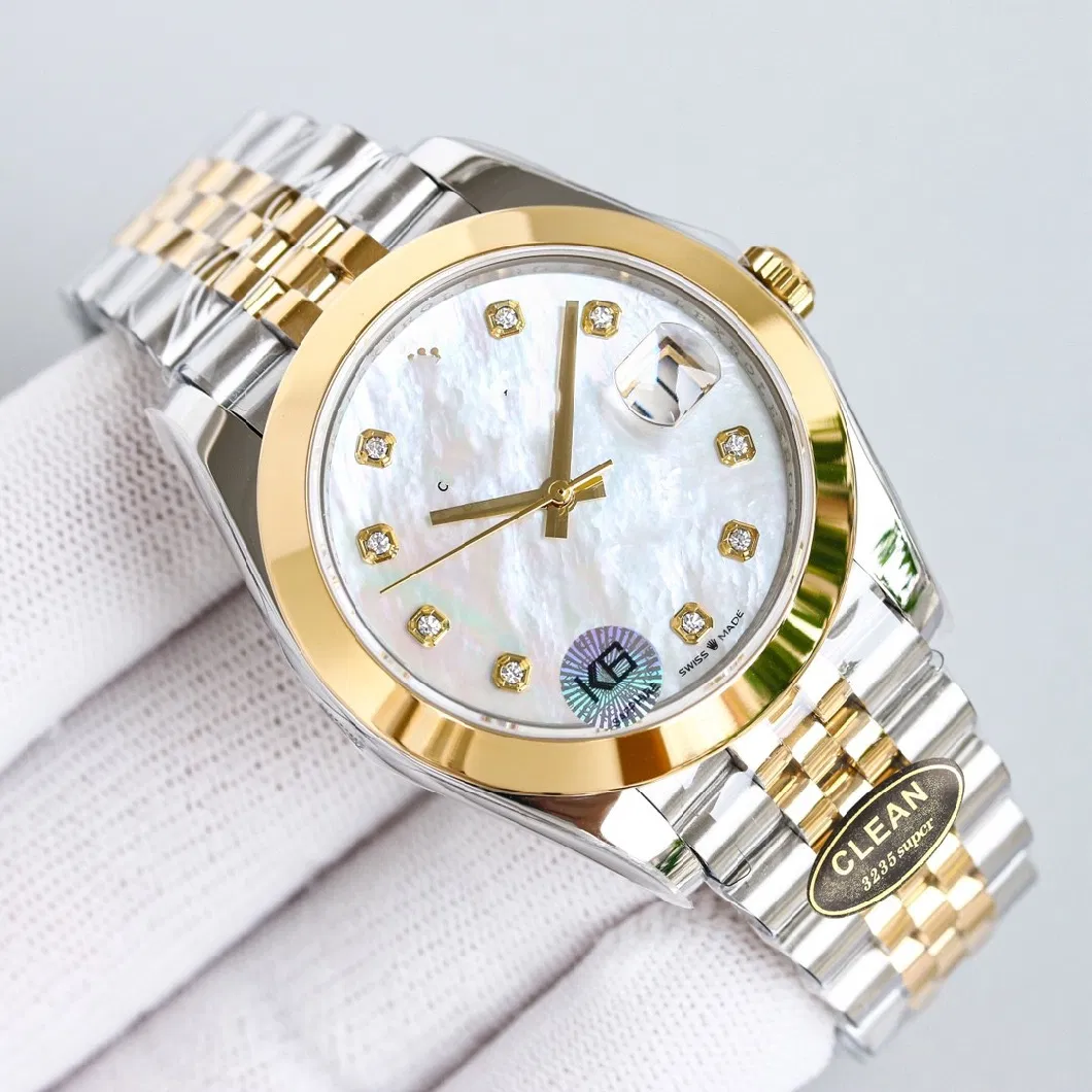 Brand Square Luxury Men Gold Tourbillon Rolex&prime;ss- Cartier&prime;ss Skeleton Automatic Wrist Watches