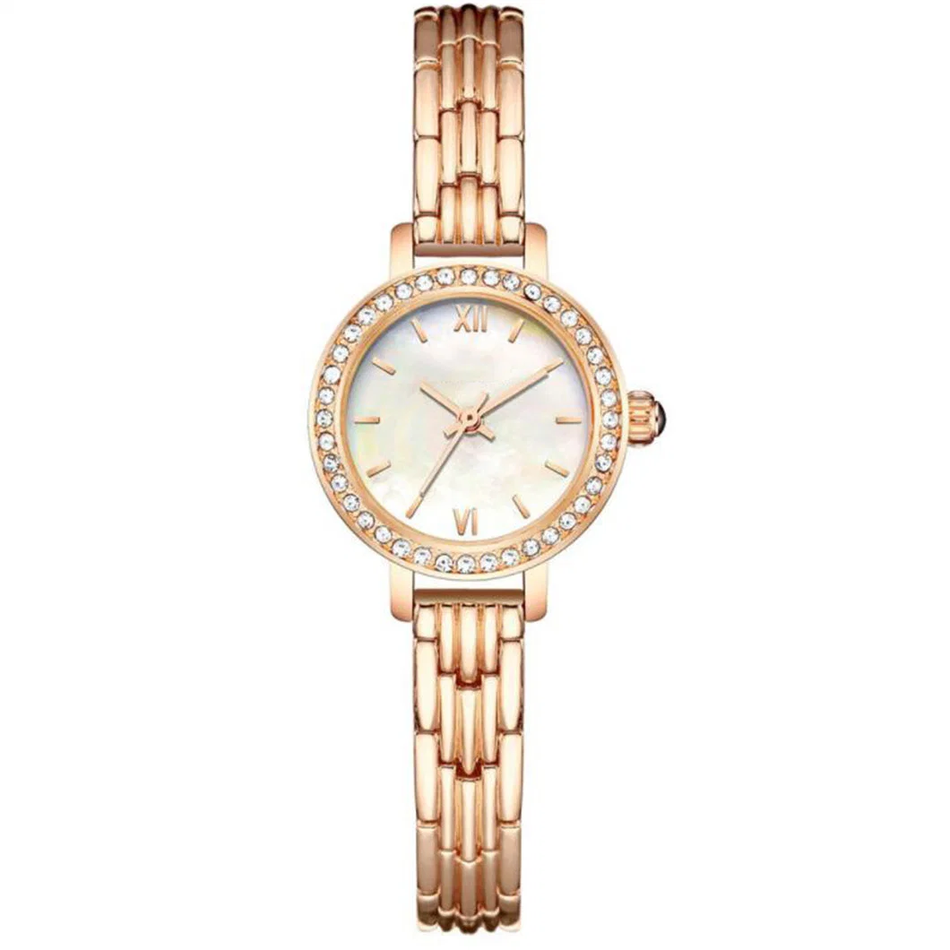 R1256 Lady Rose Gold Watches for Women Gift Waterproof Gift