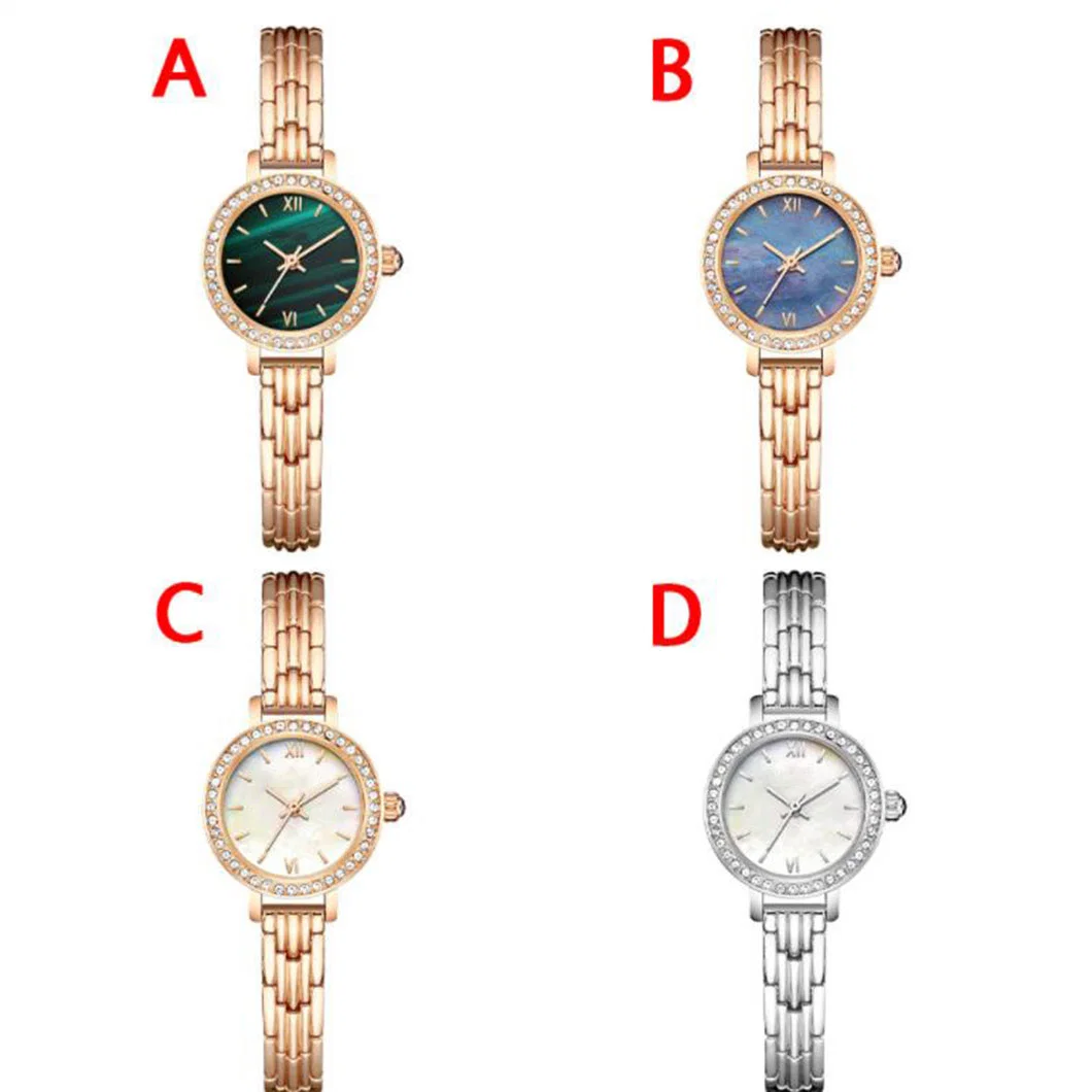 R1256 Lady Rose Gold Watches for Women Gift Waterproof Gift