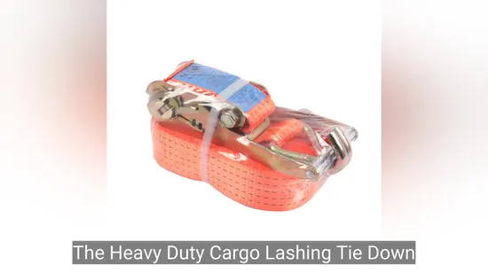 Heavy Duty Cargo Lashing Tie Down Ratchet 50mm 5000kg Ratchet Straps 