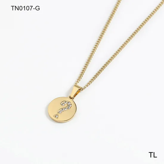Manufacturer Stainless Steel Fashion jewellery Custom High Quality Bijoux En Aci Inoxyd Good Luck Necklace Luxury Jewelry Gold Plated 