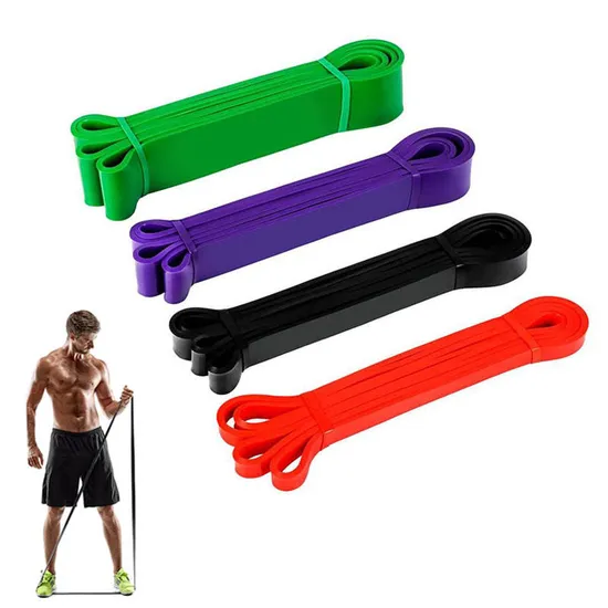 Elastic Rubber Band for Gym Yoga Exercise Fitness Resistance Bands 