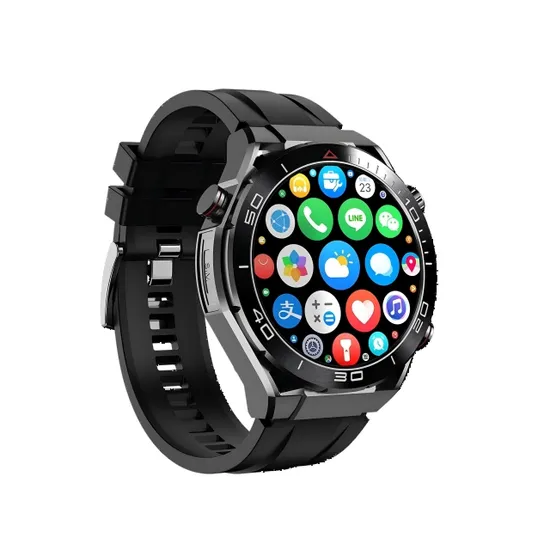 2025 New Smart Watch Zinc Alloy Material Heart Rate Blood Oxygen GPS Voice Communication Video Chat Z8 Android 8.1 