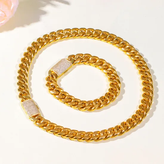 Sample Customization Hip Hop Jewelry Tennis Bracelet Necklace for Men