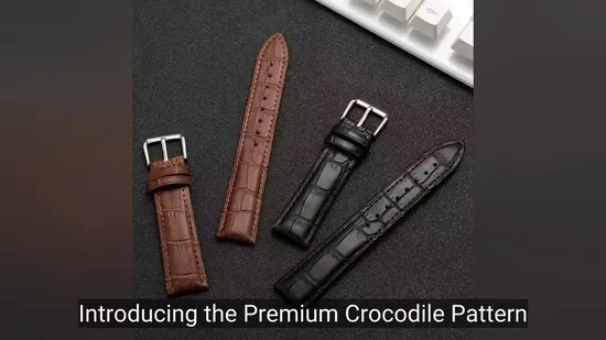 Premium Crocodile Genuine Leather Watch Strap 12/14/16/18/20/22/23/24/26/28/32mm 