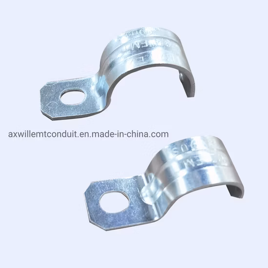EMT One Hole Strap UL Listed Electro Galvanized