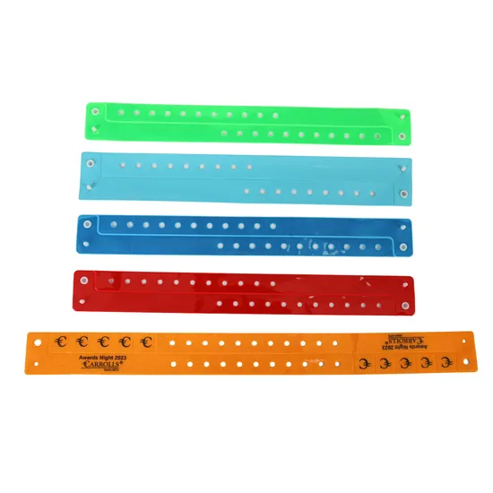 Beach Music Festival Identification NFC Bracelet Vinyl PVC RFID Wristband 